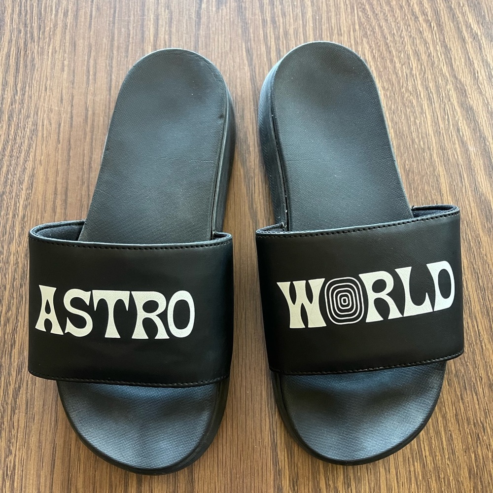 Travis Scott Astroworld Black Slides